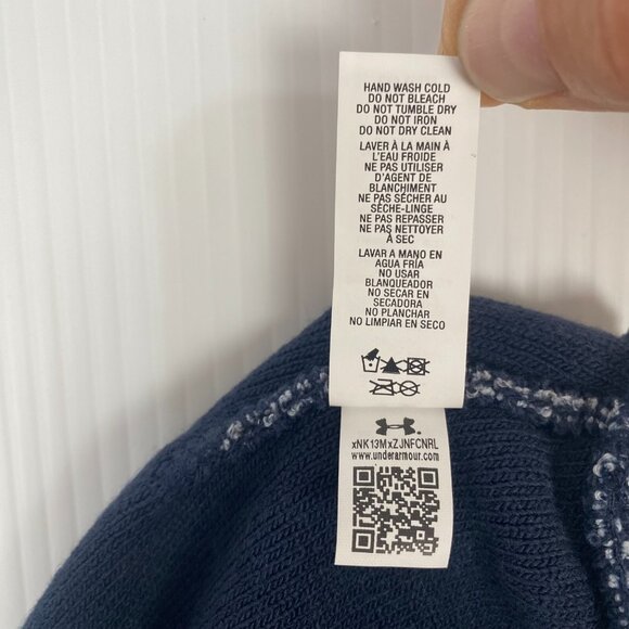 UNDER ARMOUR Men's Rib Knit Tie-Dye Beanie Hat Skull Watch Ski Cap Blue New - Picture 14 of 15